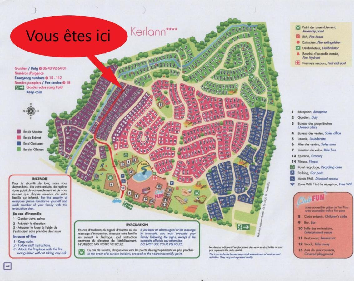Mobil-Home 6/8 Personnes Au Domaine De Kerlann, ปง-ตาเวน ภายนอก รูปภาพ